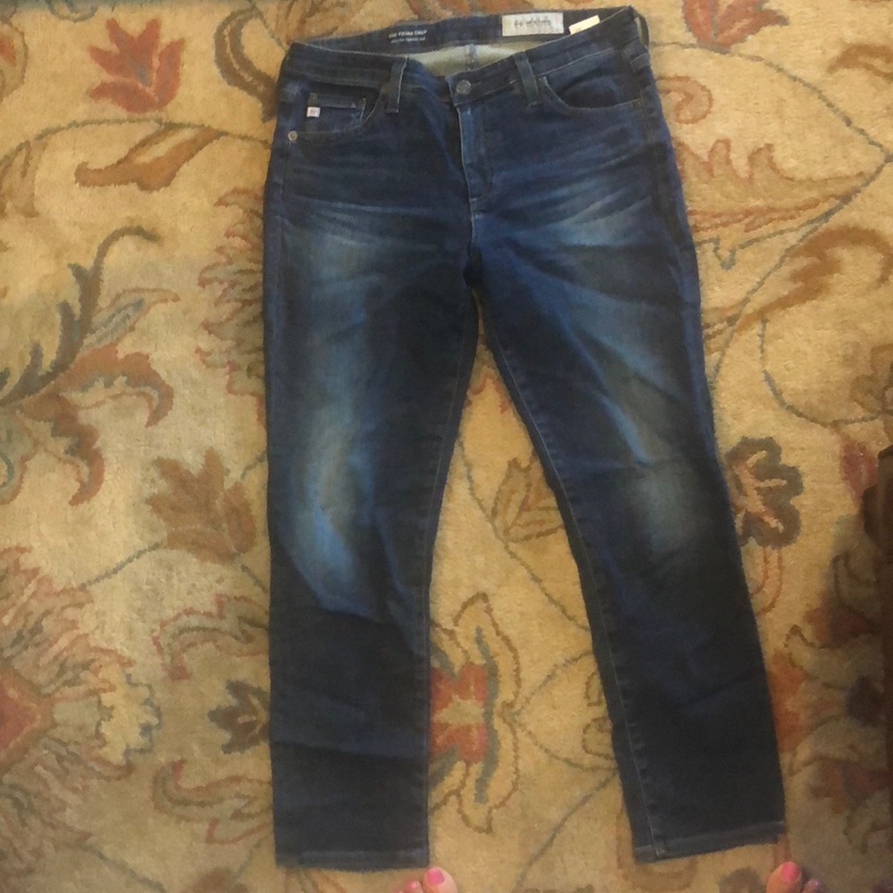 AG 28r The Prima Crop mid-rise cigarette crop jeans